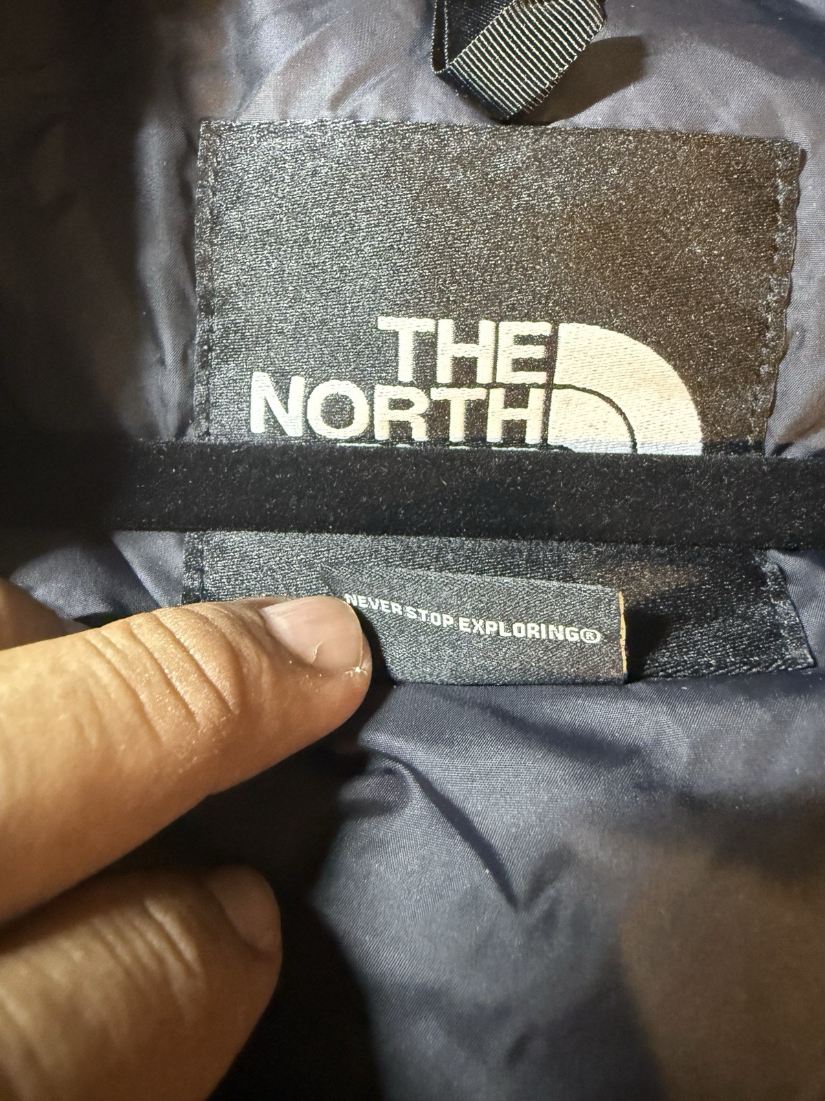The North Face 1996 Retro Nuptse Puffer Jacket Men L White Black Down NF0A3C8D