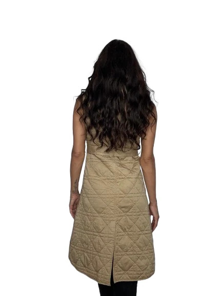 Christian Dior Beige Quilted Cotton Vest