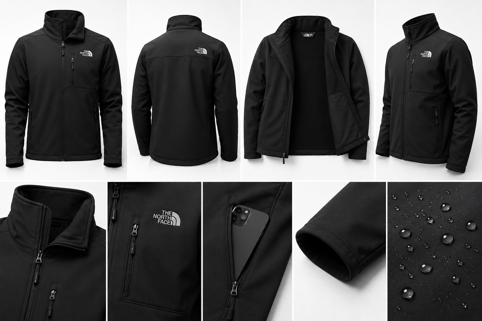 The North Face Apex Bionic 2 Softshell Jacket Black windwall | Get Up to 25% OFF