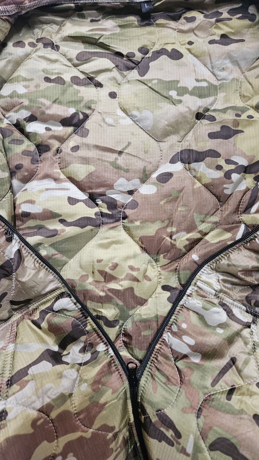 Woobie Hoodie Multicam camo full zip Parka Military Blanket Jacket USGI Tactical