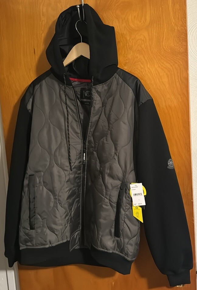 Gray Puffer Jacket Mens Large Modern Culture