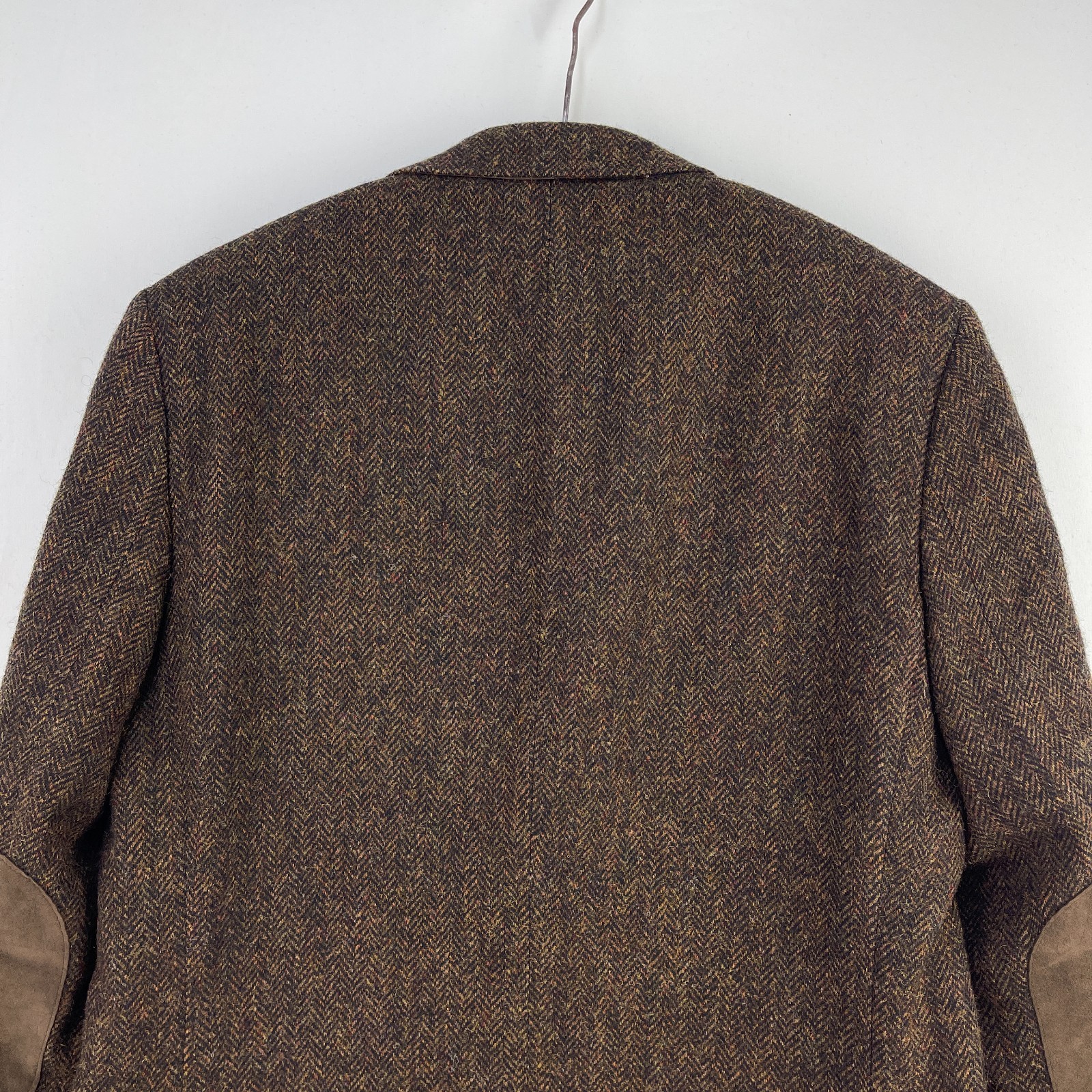 Barbour Tweed Blazer Mens UK 38R Brown Valley Mallalieus Wool Country Jacket