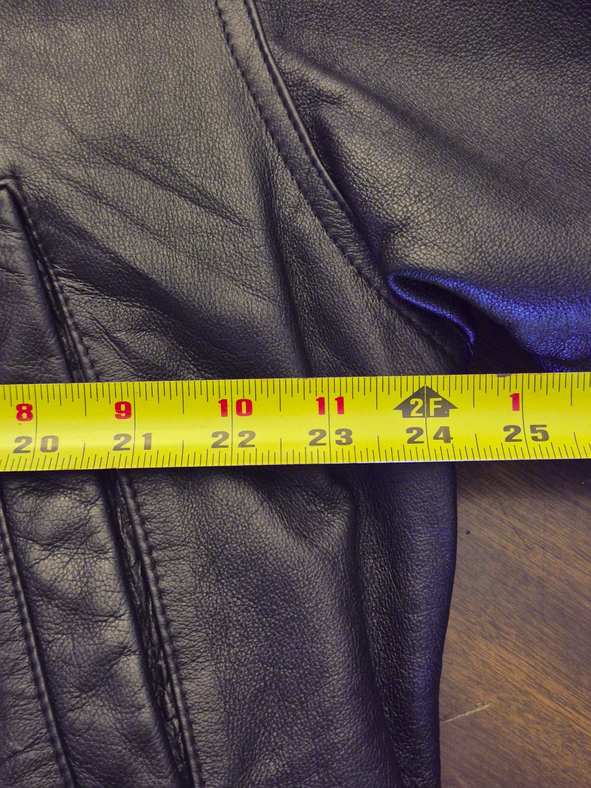 Wilsons The Leather Experts Hooded Toggle Button Drawstring Zip Jacket Vintage