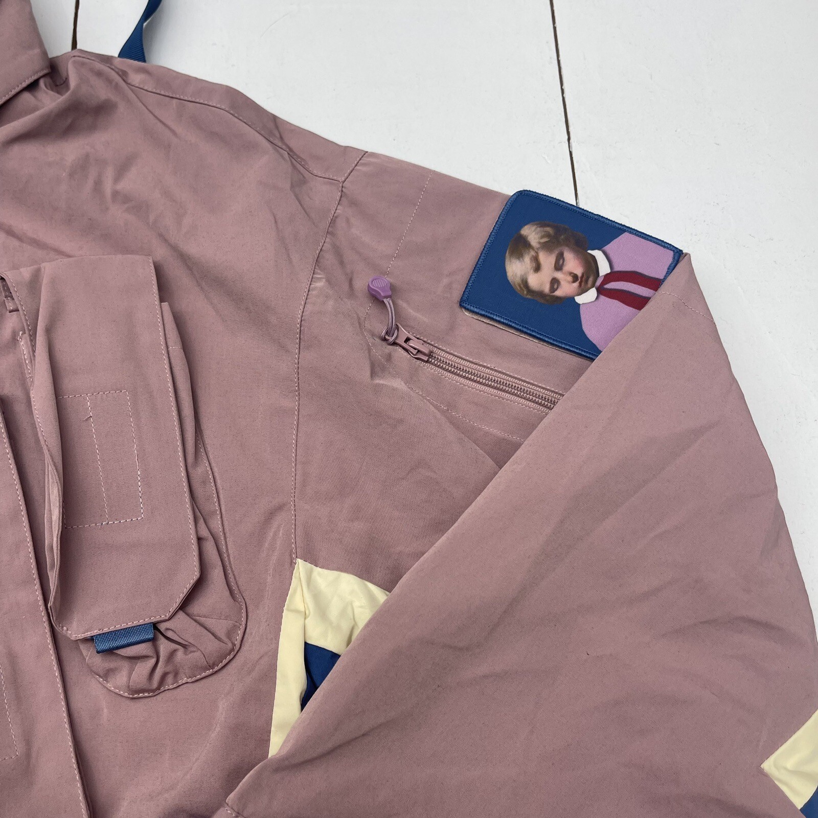 Umamiism Automne Hiver Hypewear Pink Parachute Bondage Jacket Mens Size M *