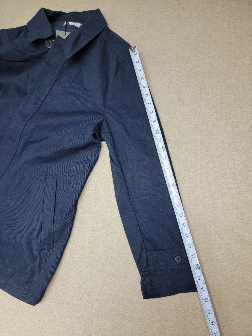 NWT~FIVE FOUR~ Men’s M Coat Dillion Navy Blue Button and/or Zip 100% Cotton New