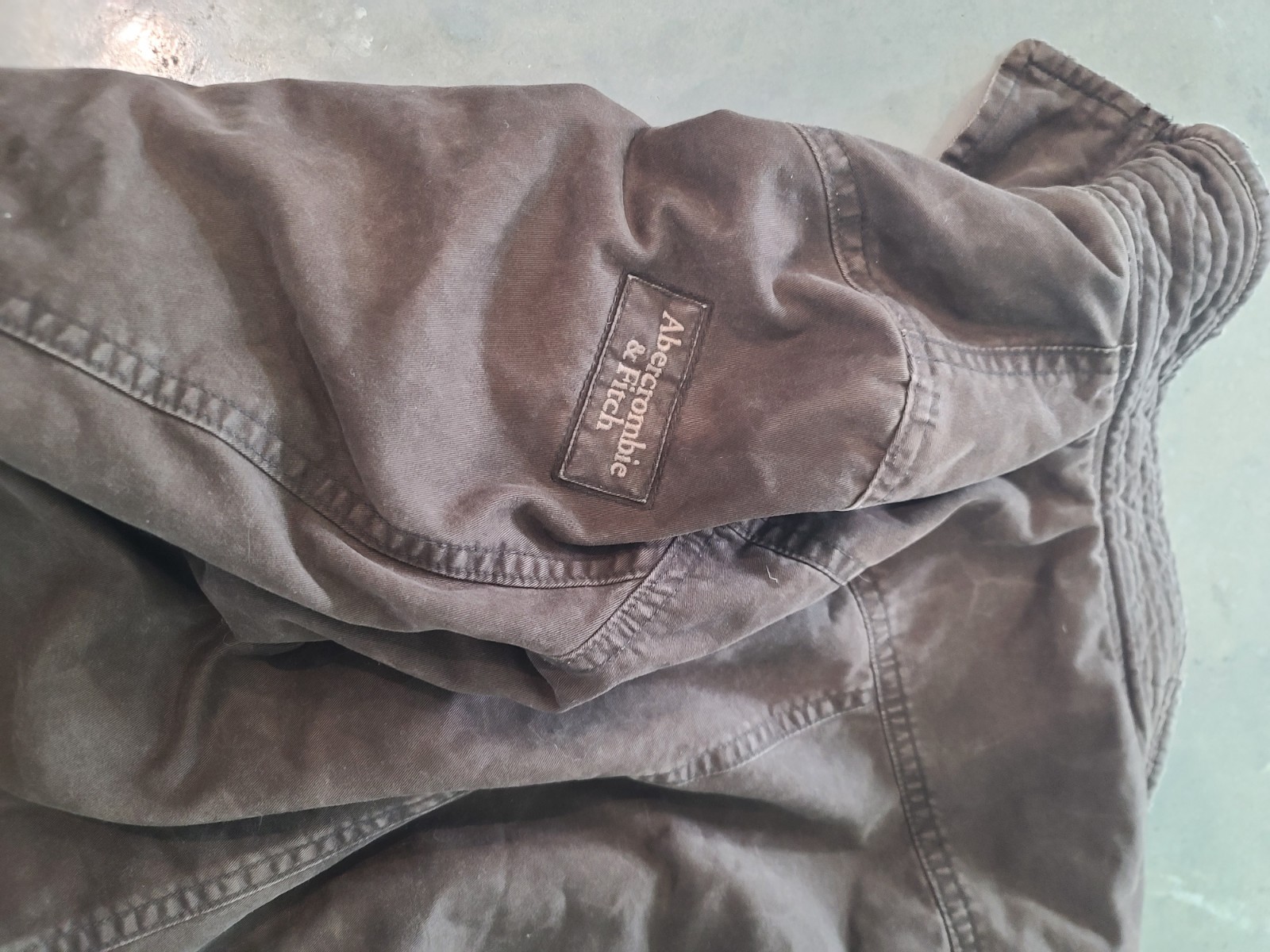 Abercrombie & Fitch Adirondack Jacket Men’s XL Brown Sherpa Lined Y2K Vintage