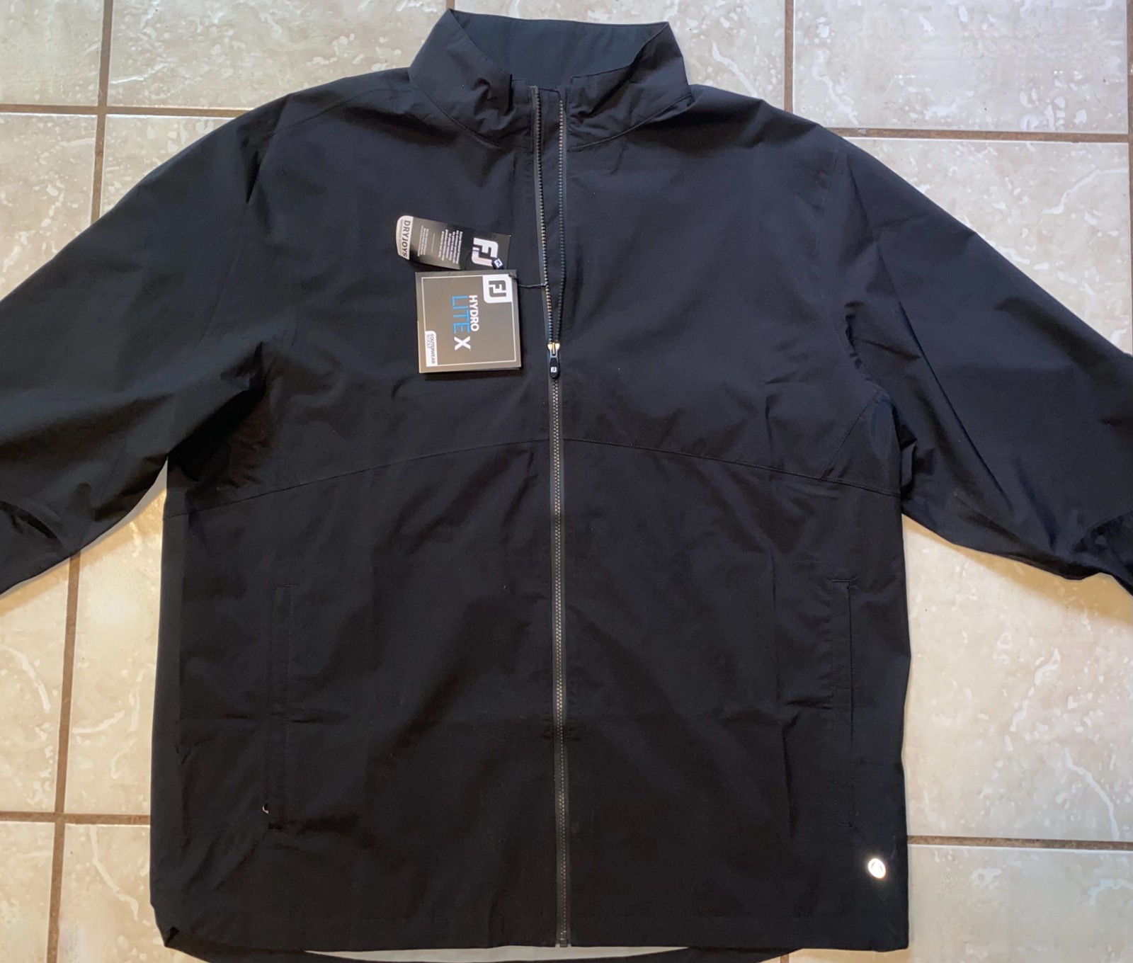 New!! FootJoy Golf HydroLite X Rain Jacket Mens, Black, XLarge, $225!!