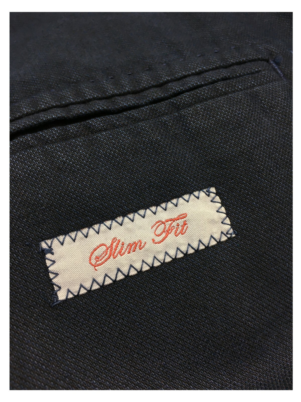 L.B.M. 1911 Blue Slim Unlined Jacket 2875 50% Cotton 25% Polyester 25% Viscose