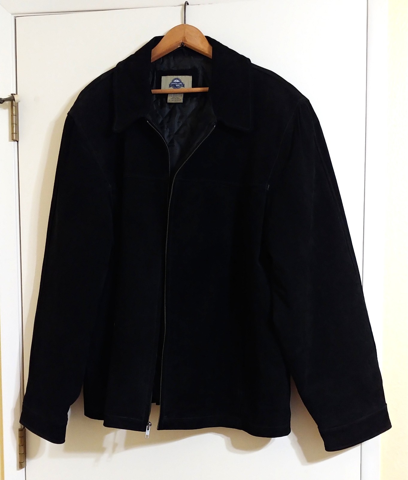 Shaver Lake Genuine Leather Jacket Matte Black Finish Polyester Lining XL Zip