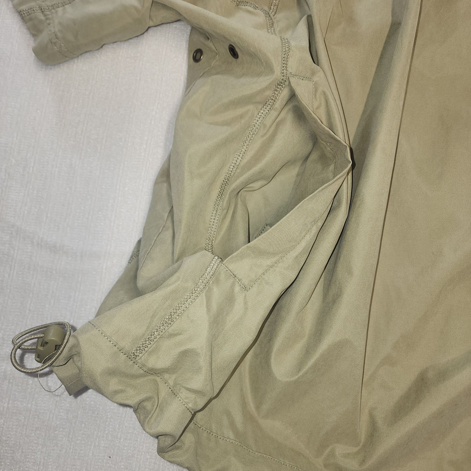 Tommy Bahama Mercedes-Benz Golf Windbreaker Jacket Short Sleeve Tan XL