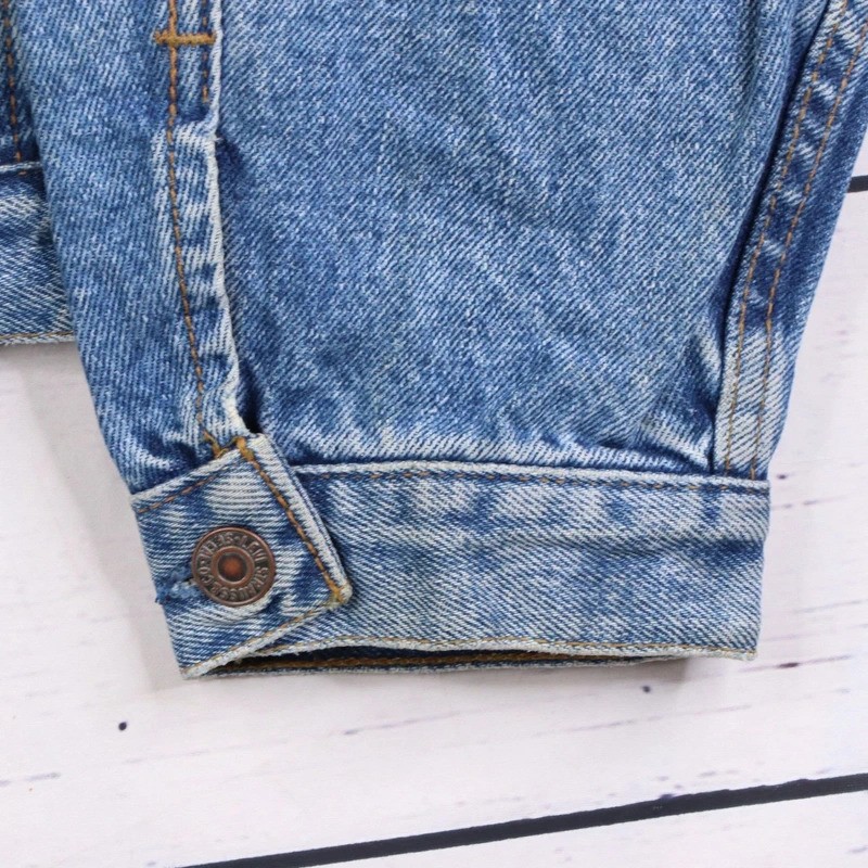 Levi’s Denim Trucker Jacket Mens S Type 3 Vintage Canada Relaxed Boxy 75525