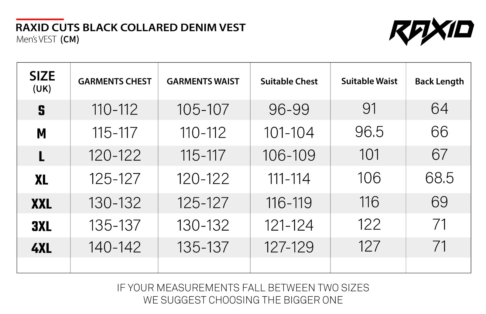 RAXID New Cuts Black Collared Denim Motorcycle Vest for Riders Unisex Adults