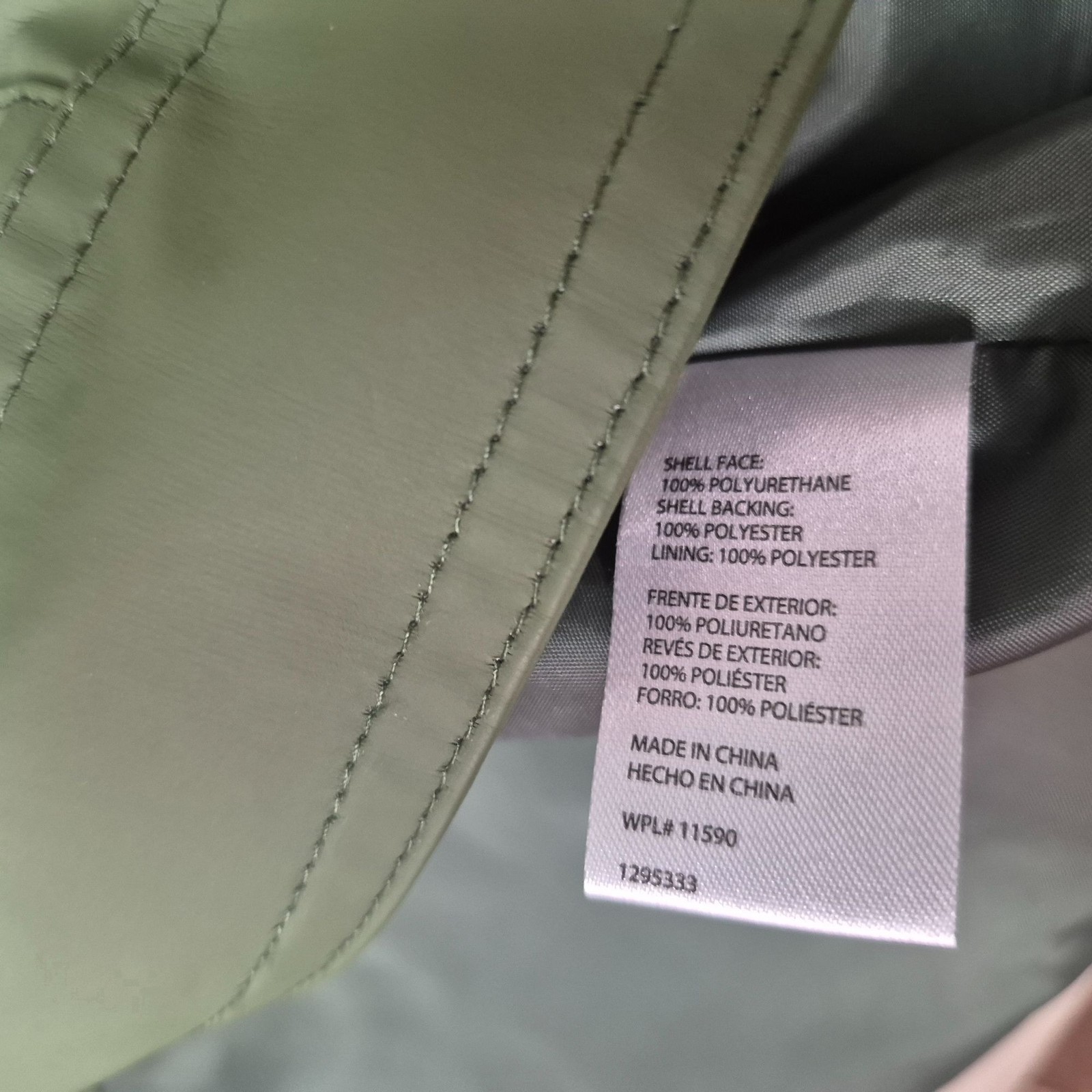 Weatherproof Vintage Men’s Waterproof Hooded Green Hiking Raincoat Sz L Gorpcore