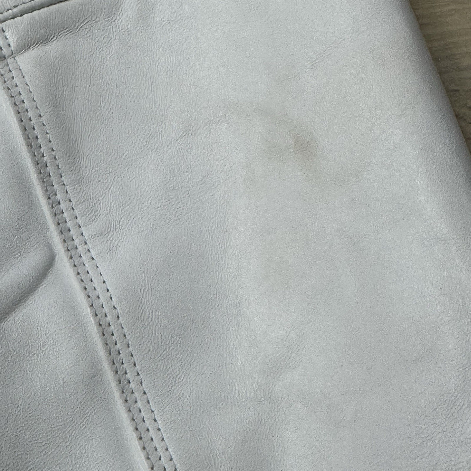 PELLE PELLE Marc Buchanan White Genuine Leather Jacket Men’s Size 56 See Pics