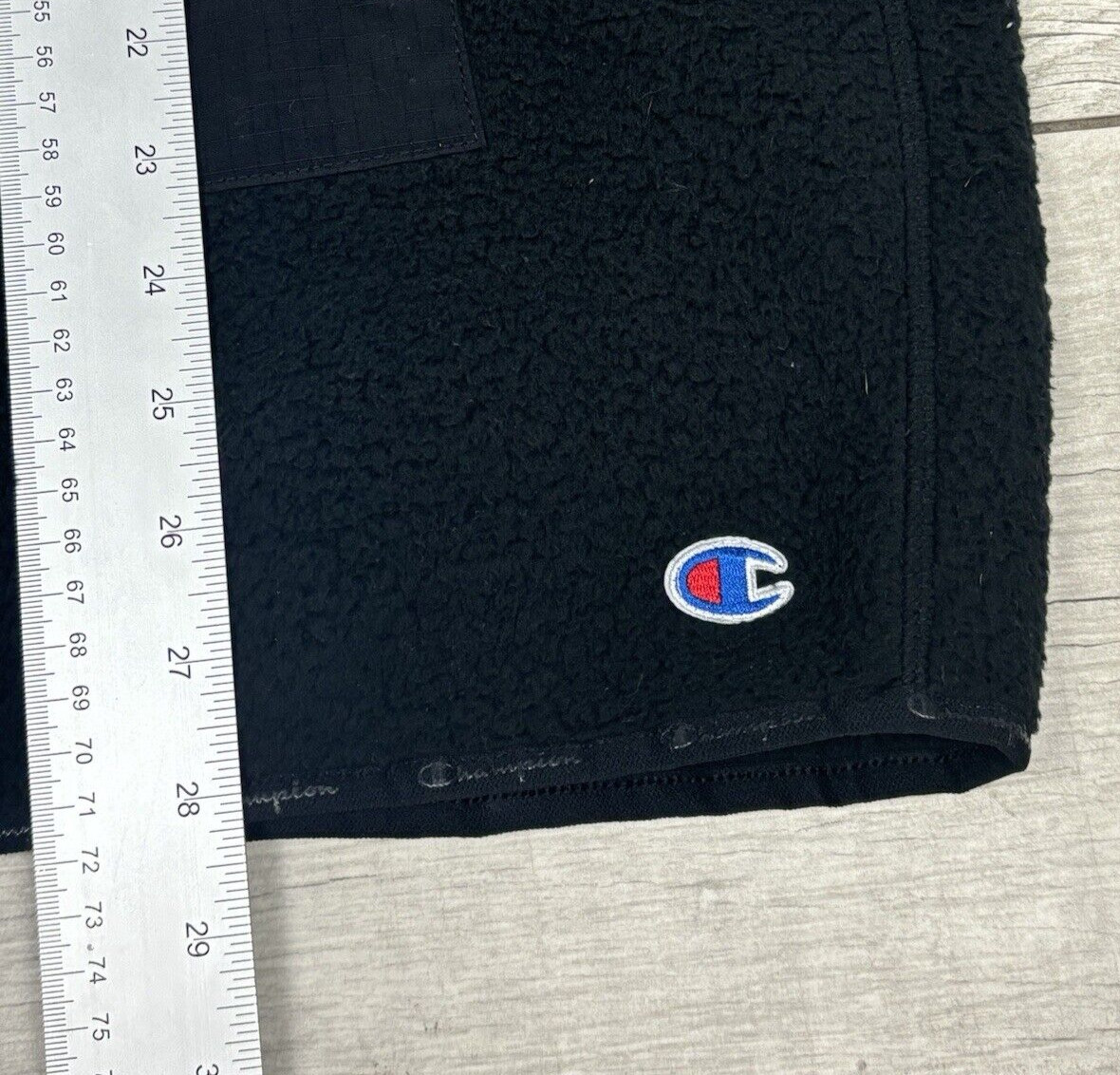 NEW Champion Cozy Shearling Vest Mens Size XL Black Fleece Outerwear Casual $70
