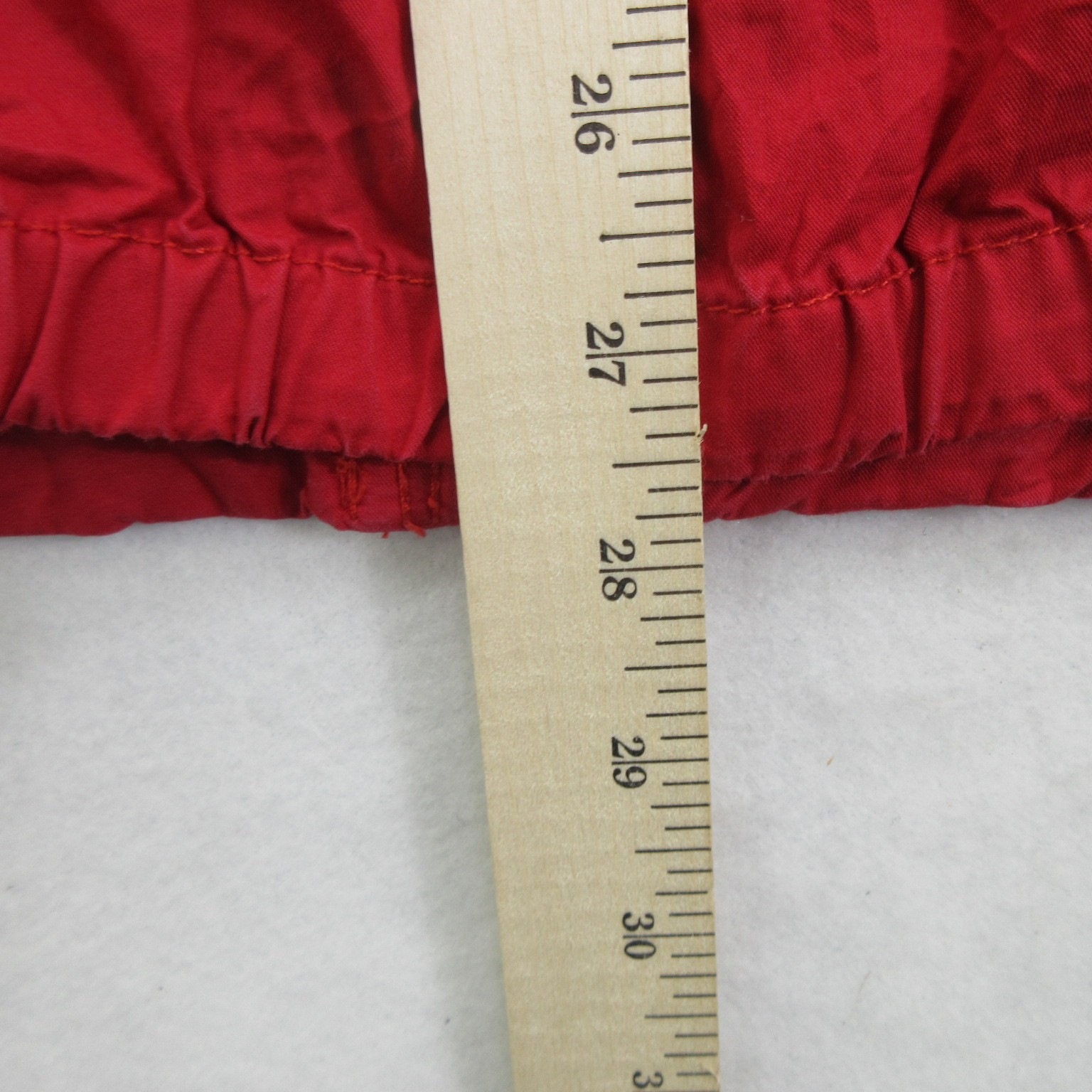 Bench Men’s Jacket XL Windbreaker Red Hooded Cotton Full Zip Lightweight