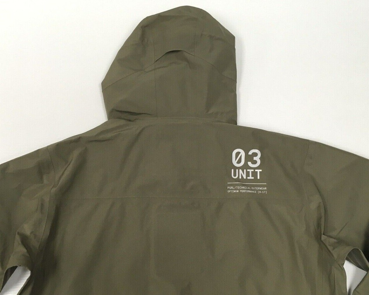 RLX Polo Ralph Lauren Military Army 03 Unit Waterproof Hooded Rain Tech Jacket