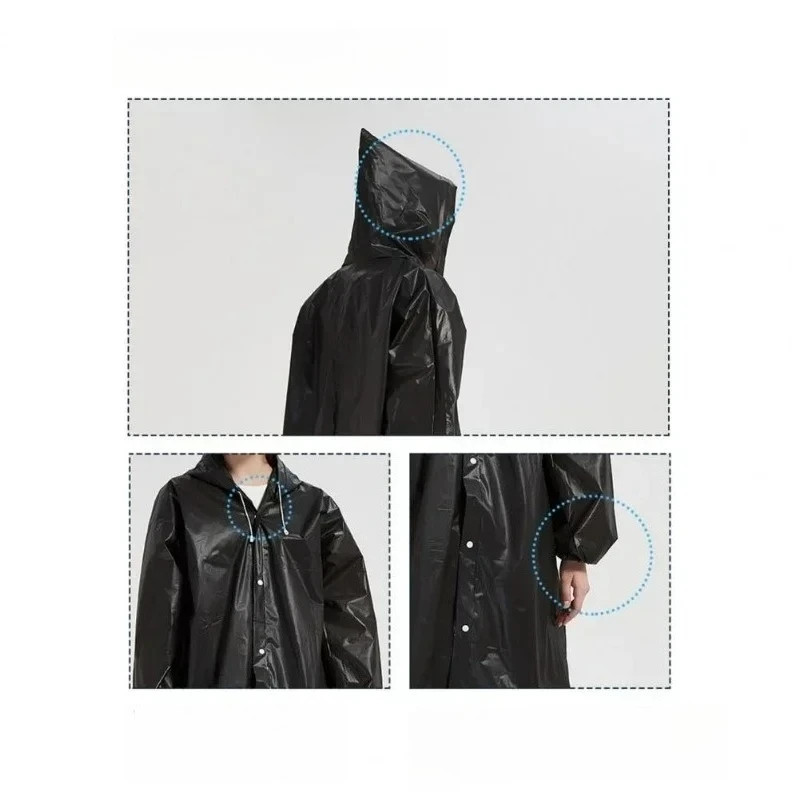 High Quality 1piece 145*68CM EVA Unisex Raincoat Thickened Raincoat Women Waterp