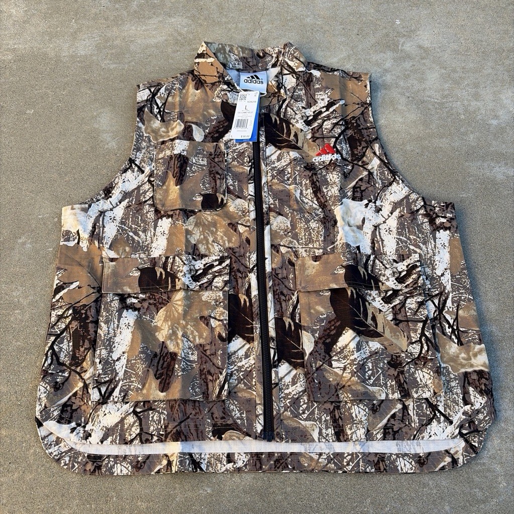 NWT Adidas Originals Camo Vest Men’s Size L KD6258