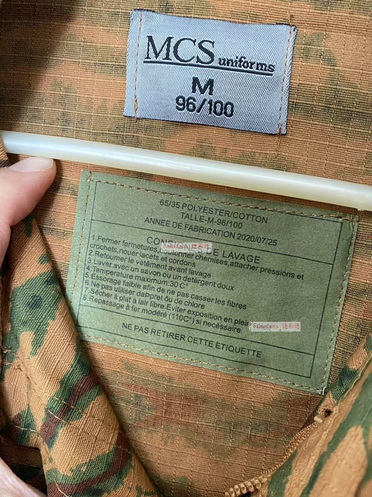 Rare Original Africa Burkina Faso Army Orange Tiger Stripe Camouflage Uniforms
