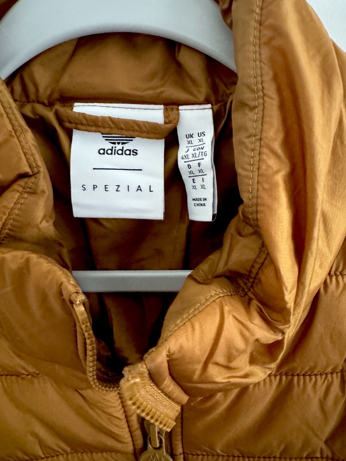 Adidas Originals SPZL Spezial TOPFIELD Liner Jacket Bronze Men’s Size XL IP1706