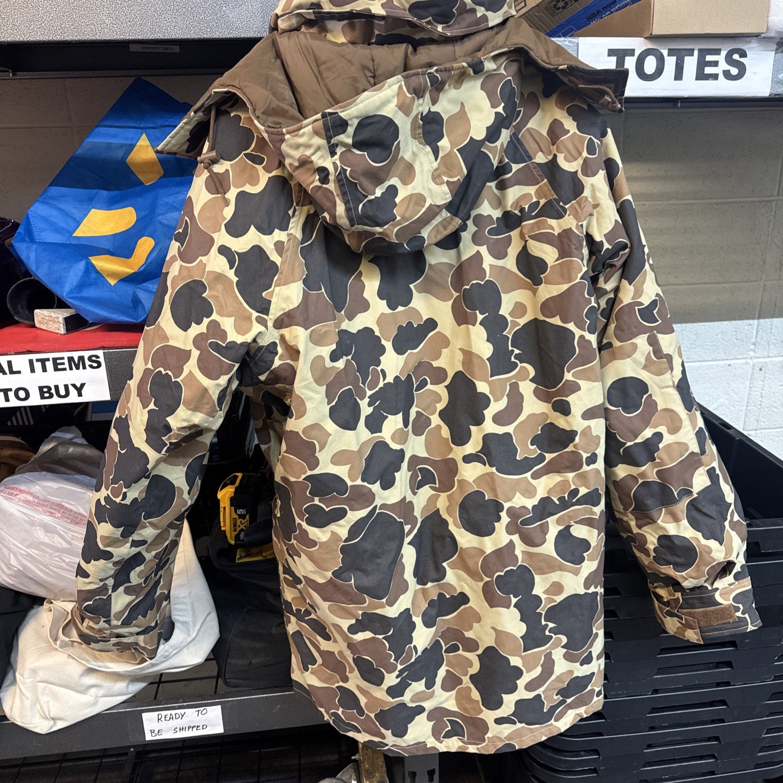 VTG Columbia Omni Tech Duck Camo Hunting 3 in 1 piece Jacket GREAT COND