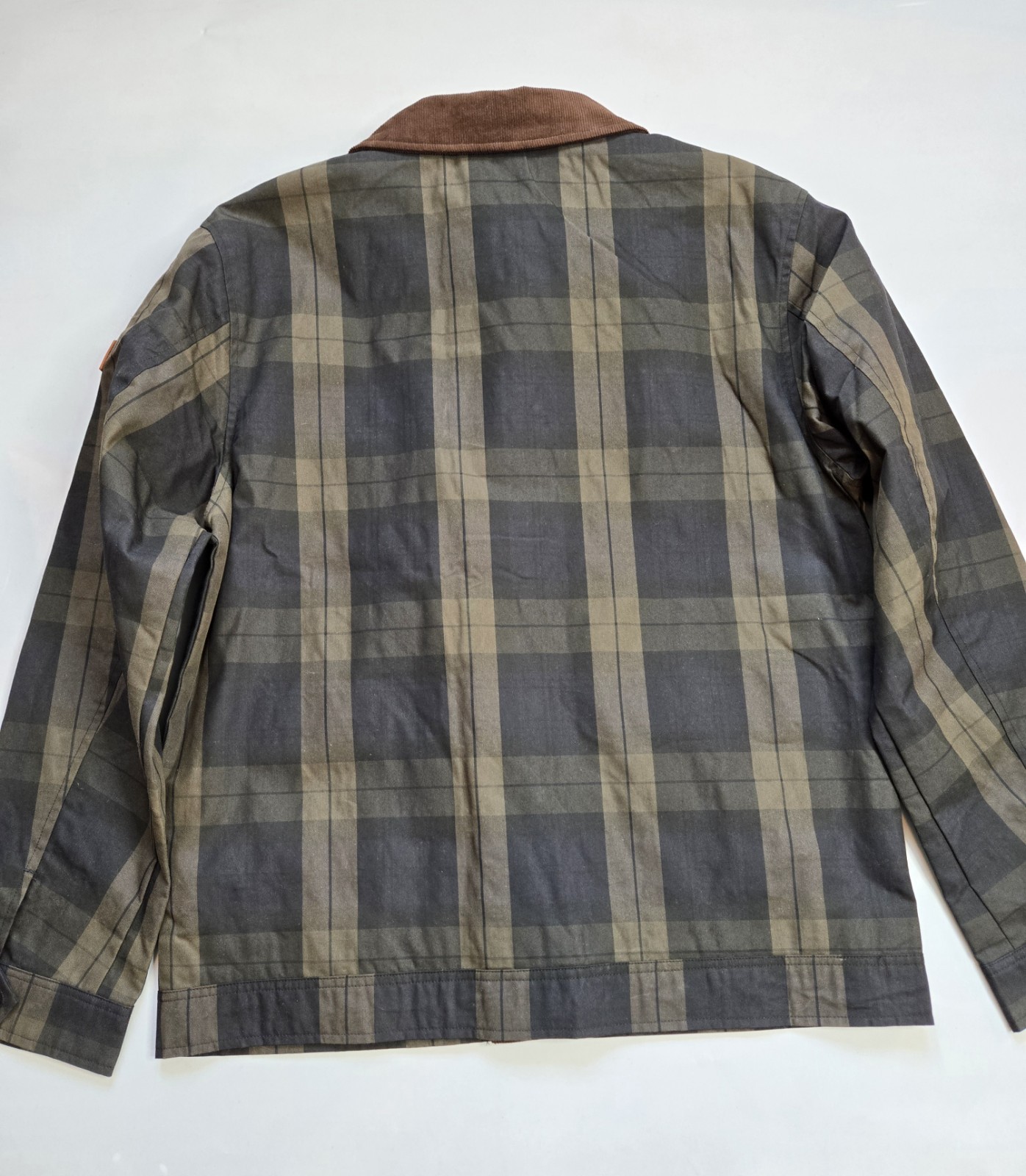 SCOTCH & SODA AMSTERDAM BLACKWATCH CHECK MEN’S COTTON BLEND JACKET SIZE M