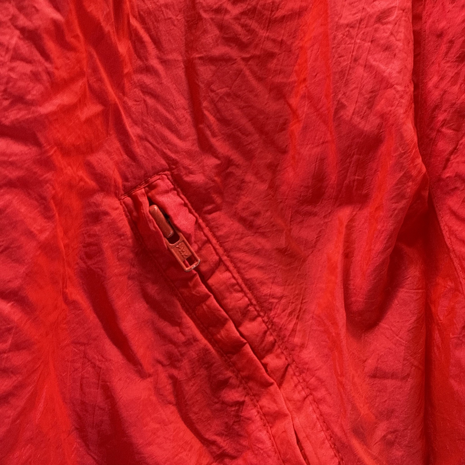 Hotdogger Windbreaker Jacket Adult Men Large 1/4 Zip Neon Pink USA Made 80s 90s