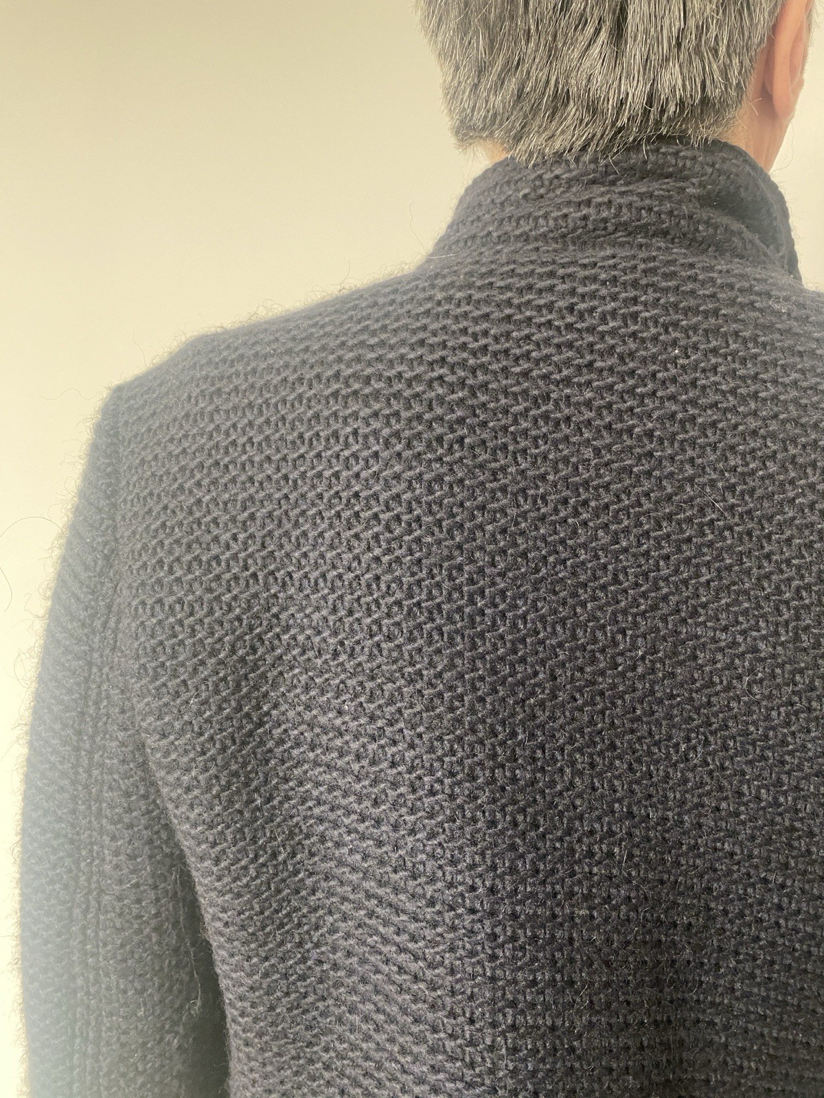 YES ZEE by Essenza winter knitted jacket inner wool pockets size 48/M