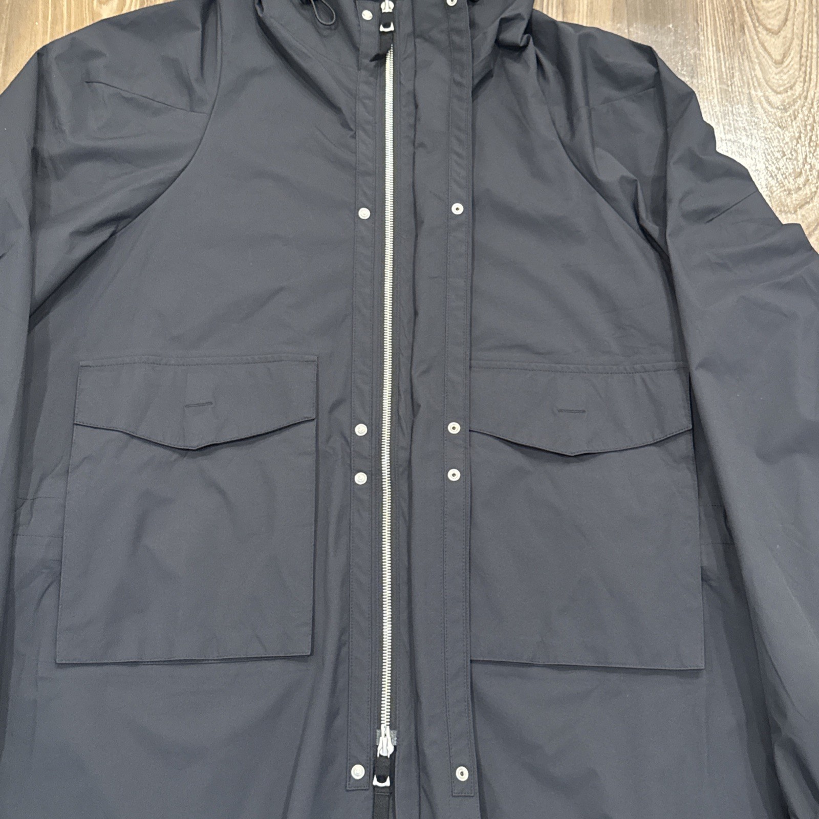 Nike Every Stitch Considered Bonded Parka Black DH2906 010 $800 Men’s Large