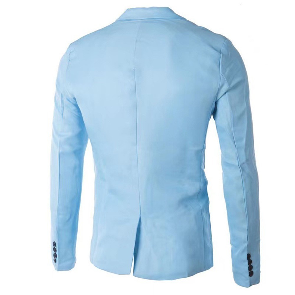 Mens for blazer Single-breasted Jacket Club Outfit Vacation Wear All-season Wear