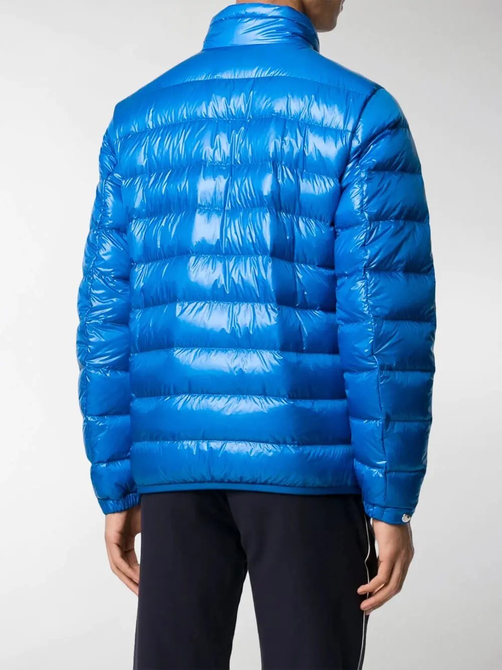 MONCLER Genius 1952 Liam blue quilted down puffer jacket Size 5 / 2XL authentic