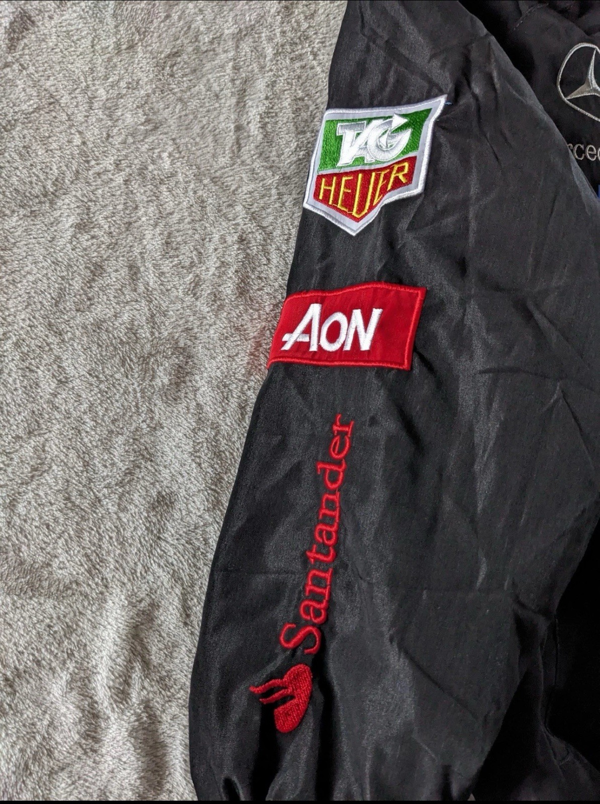 McLaren Mercedes Racing Padded Jacket F1 Fan Gear + (Free Balaclava)