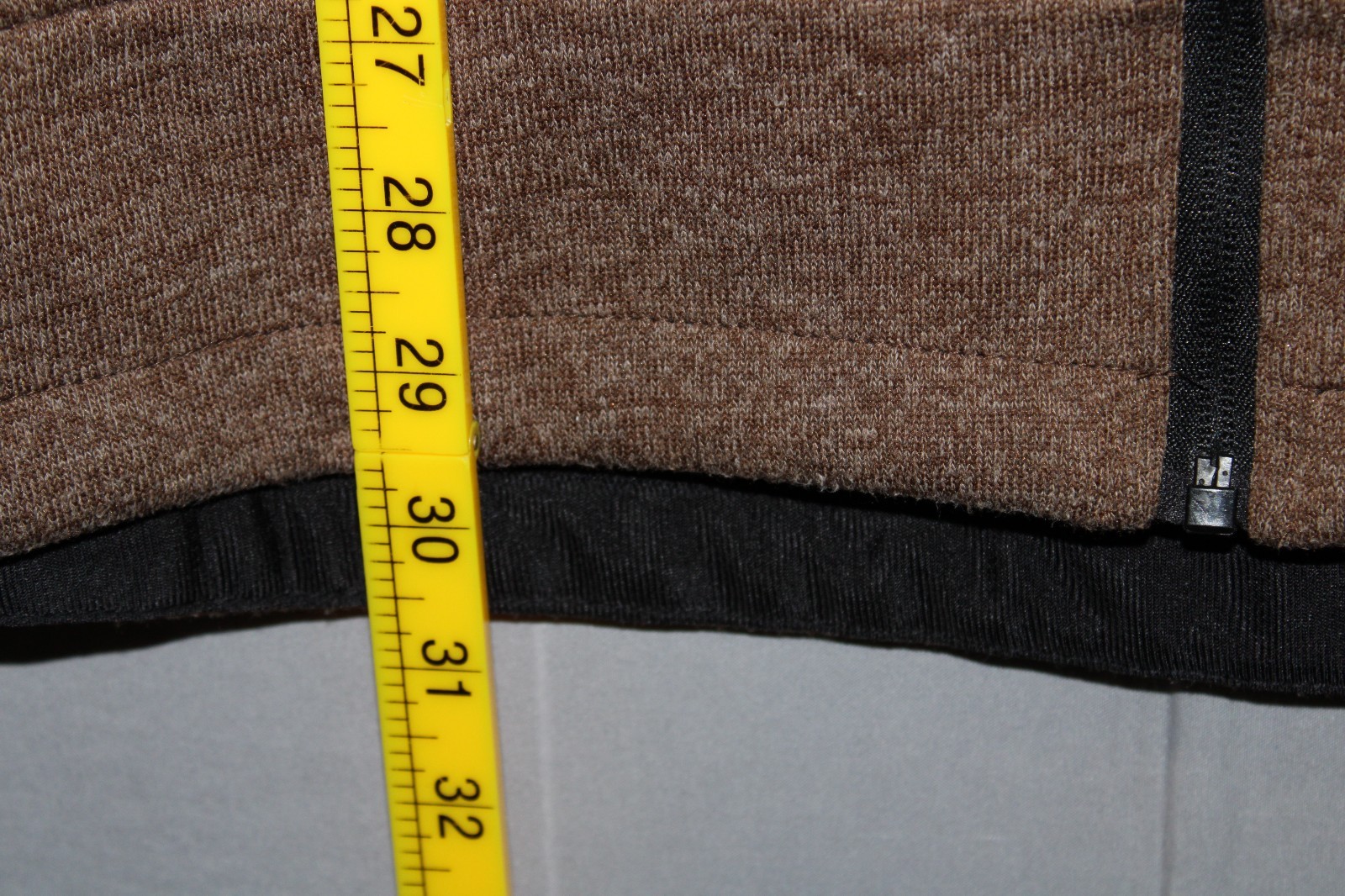 NRA Mens Brown Polyester/Cotton Full Zip Soft Shell Fleece Jacket Size 3XL