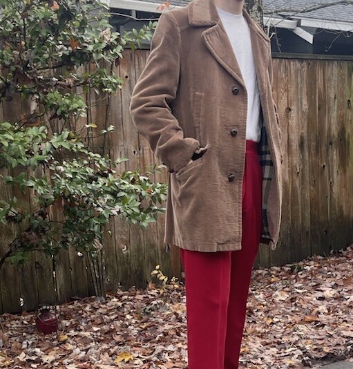 Sears The Country Coat 40 R Corduroy Dry Clean Only 1970’s Vintage