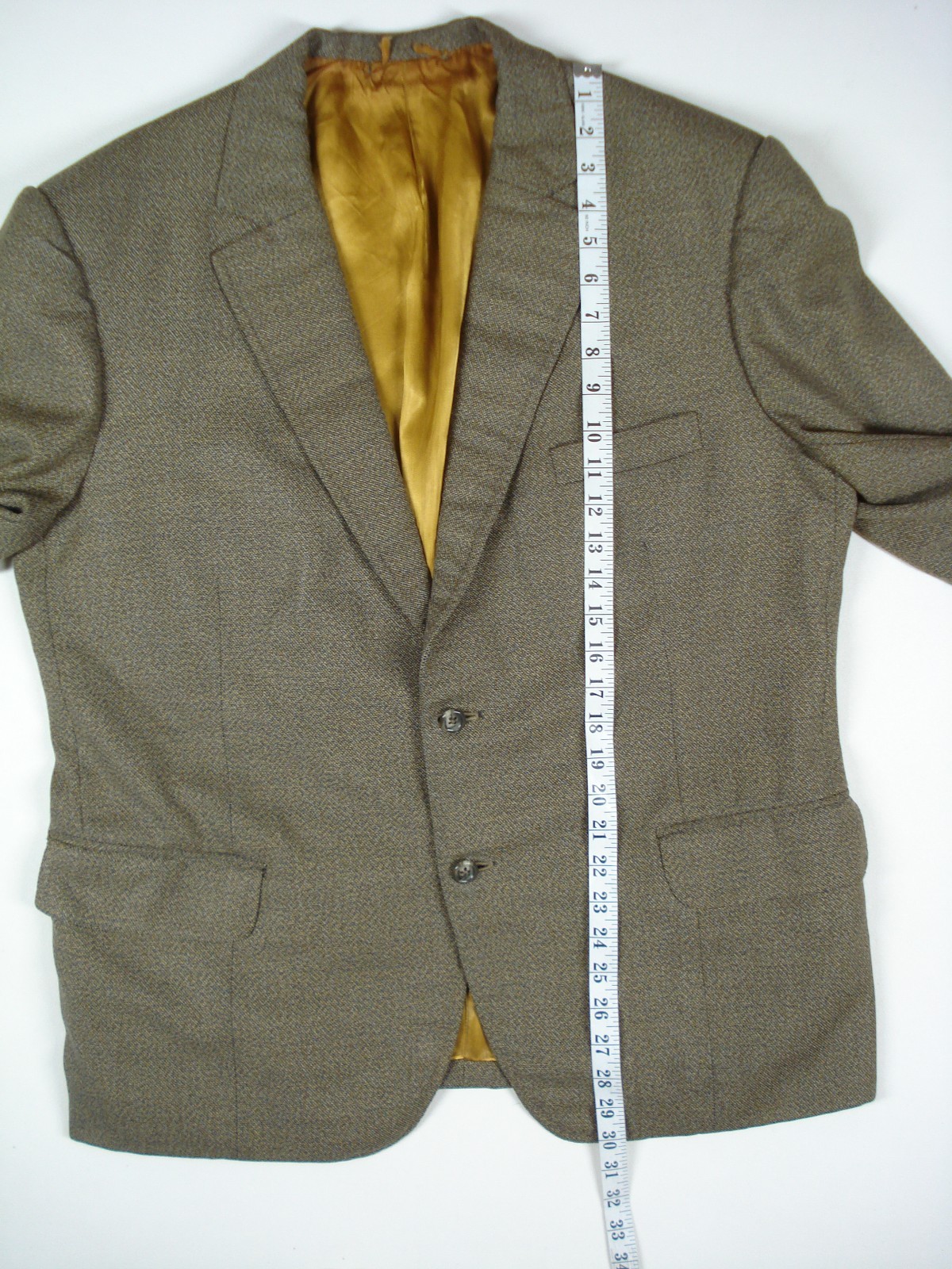 Vintage Reid & Taylor Jacket Men UK 44 Made in Scotland Tweed Worsted Blazer VGC