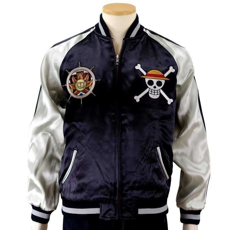 Sukajan ONE PIECE Thousand Sunny Embroidery Jacket OPSJ-015 Size M Anime unisex