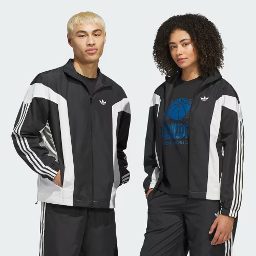 adidas Originals Basketball Jacket JZ6965 Black Men’s Size 2XS – 4XL