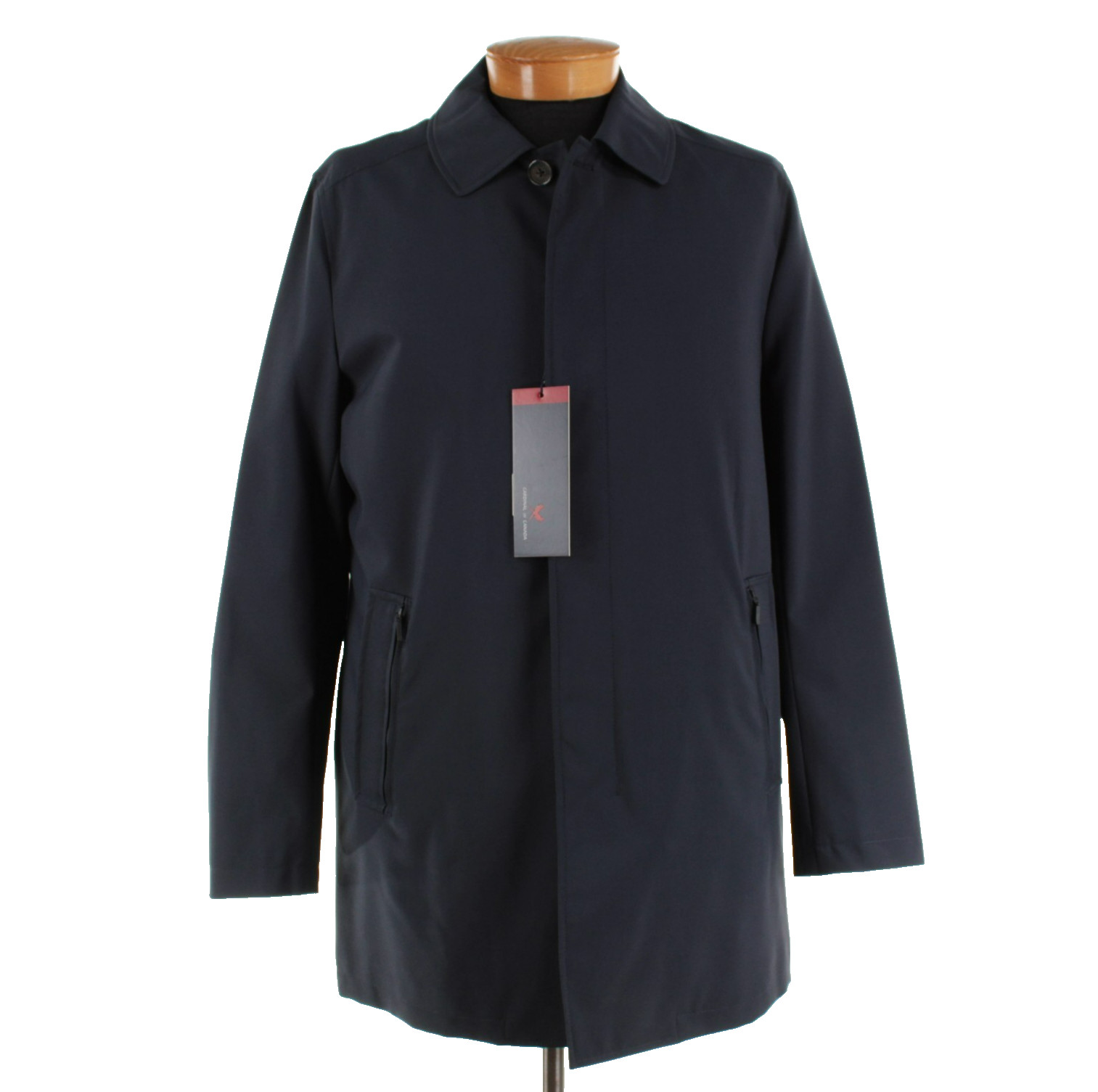 Cardinal of Canada NWT Polyester Rain Coat Size Large (42-44) US In Solid Blue