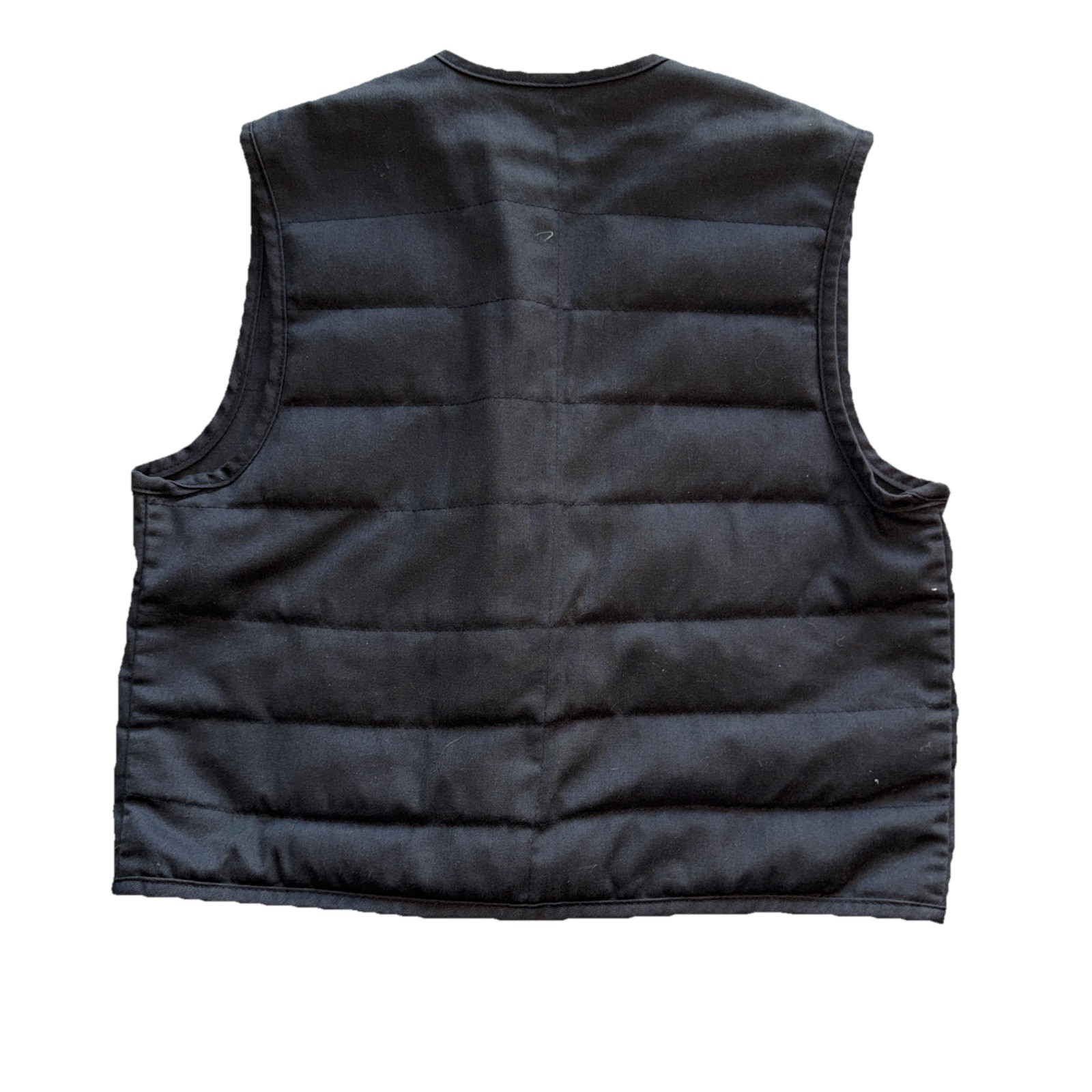 Party Animal Cool Cooling Vest Adult Men’s Size Medium Black Biker Eagle Flag