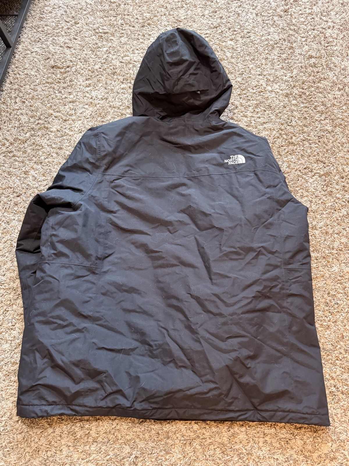 The North Face Puffer Jacket Black Zip Men’s Size XXL