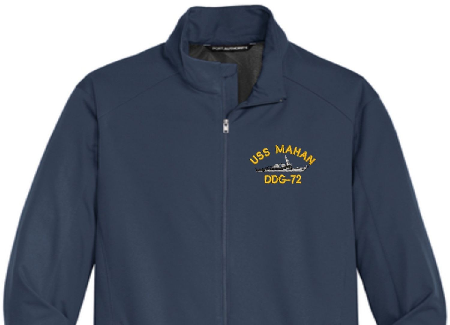 USS MAHAN DDG-72 Soft Shell Jacket. New. U.S. Navy