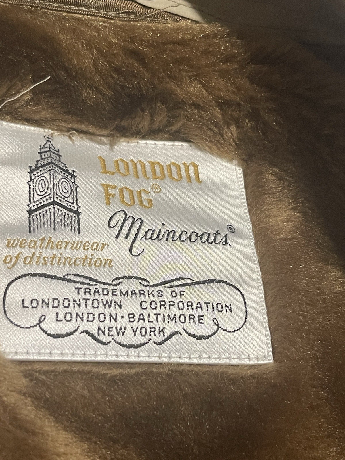 London Fog Maincoats 44L All Season Coat 25P2P 44L Zip In Lining