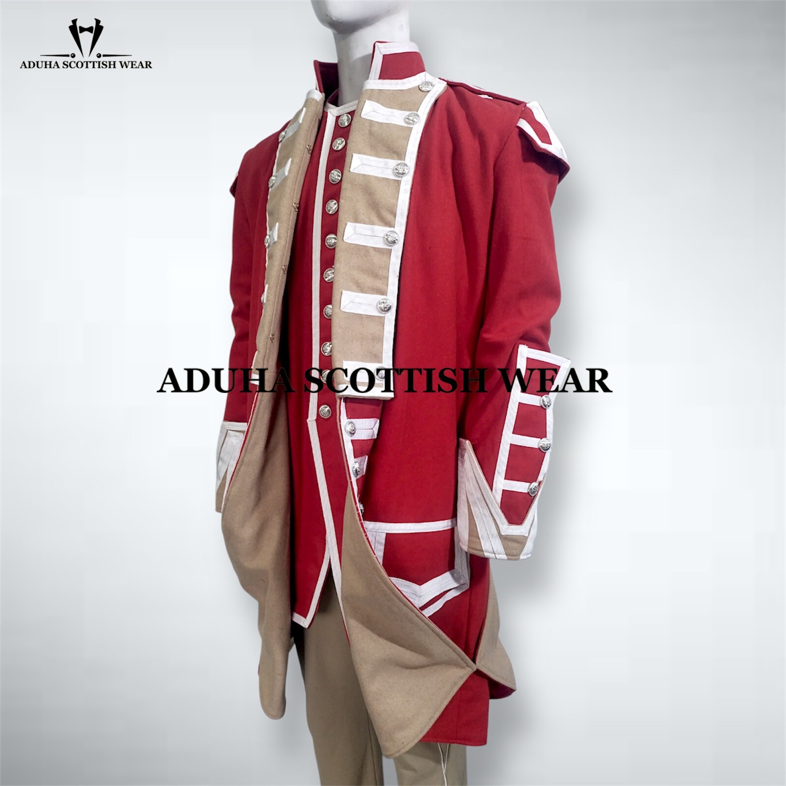 Reformer New BRITISH 40TH REGT OF FOOT GRENADIER COY SERGEANT COAT FAST SHIPING