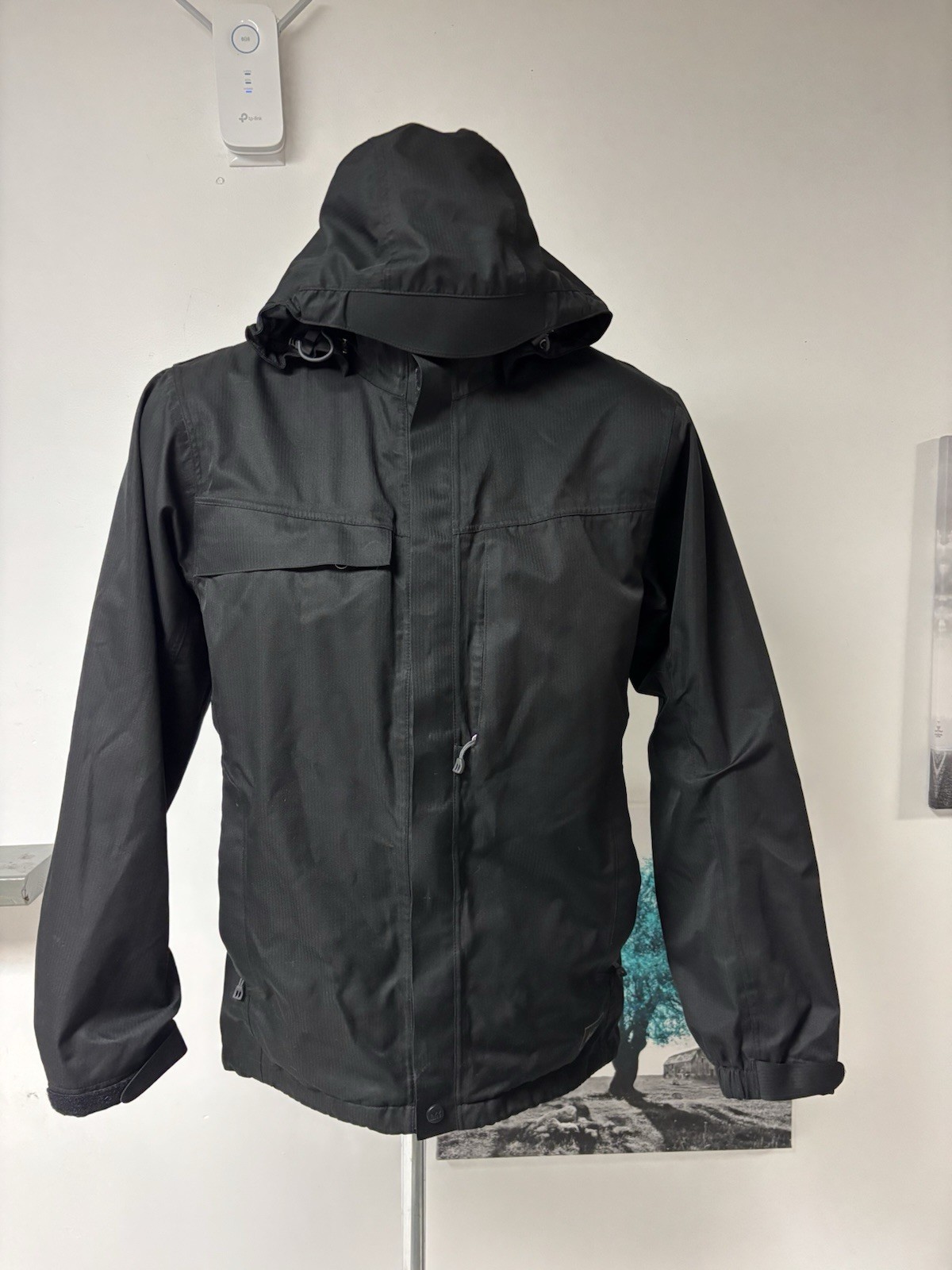 Rei E1 Element Men’s Spring/fall Jacket Size S Removable Hood No Inner Fleece