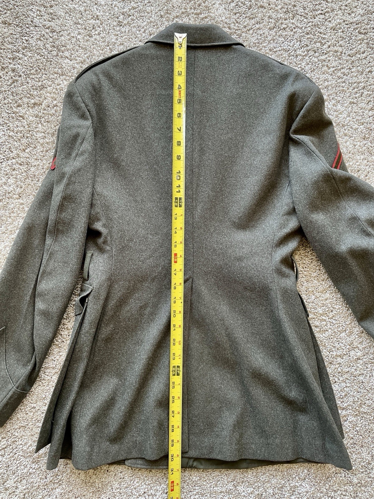 Vintage United States Marine Corps USMC Wool Service Uniform Coat WWII