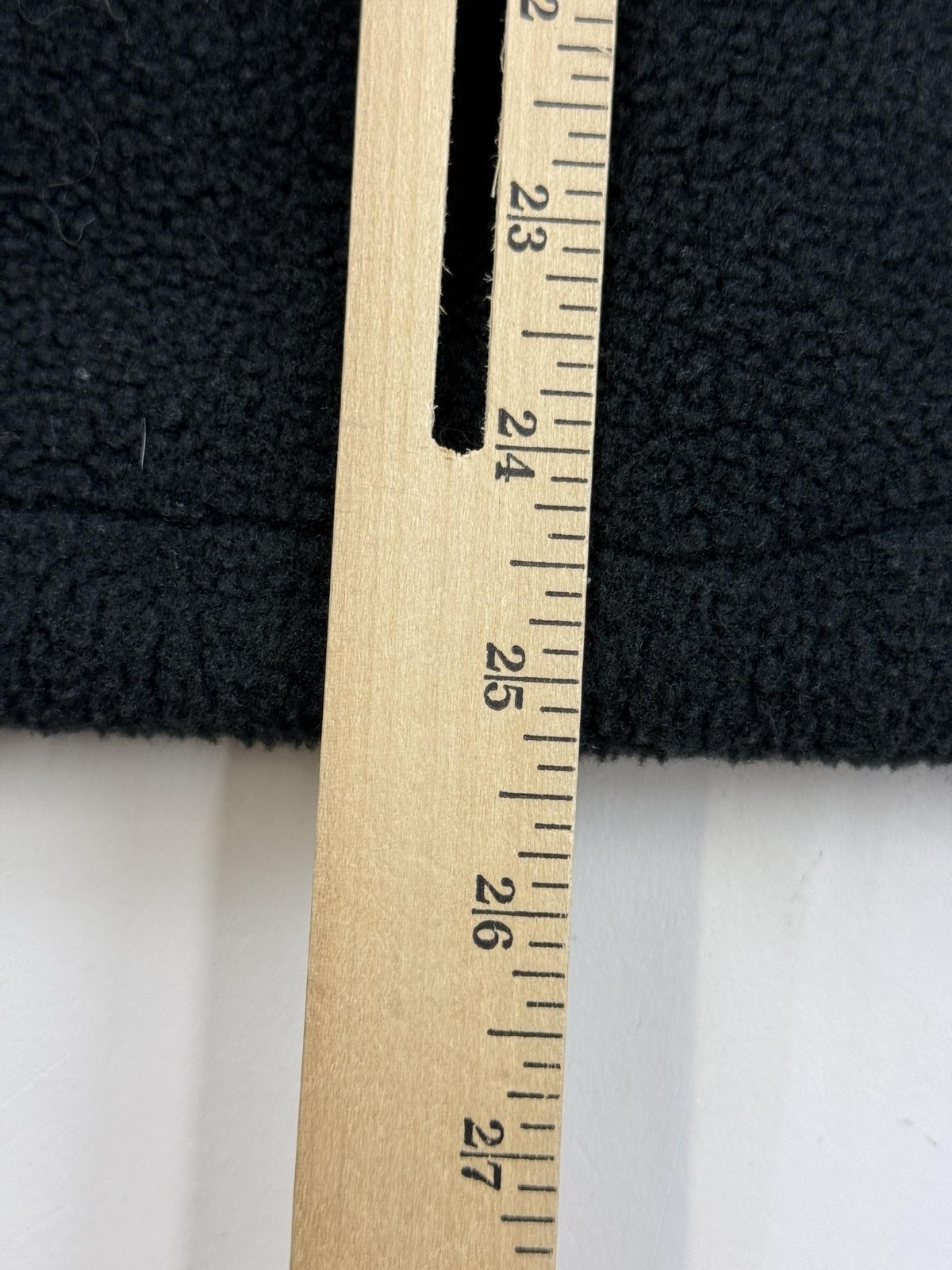 Navy Parka Military Jacket Mens Small Short Black Fleece Liner Full Zip US BIB