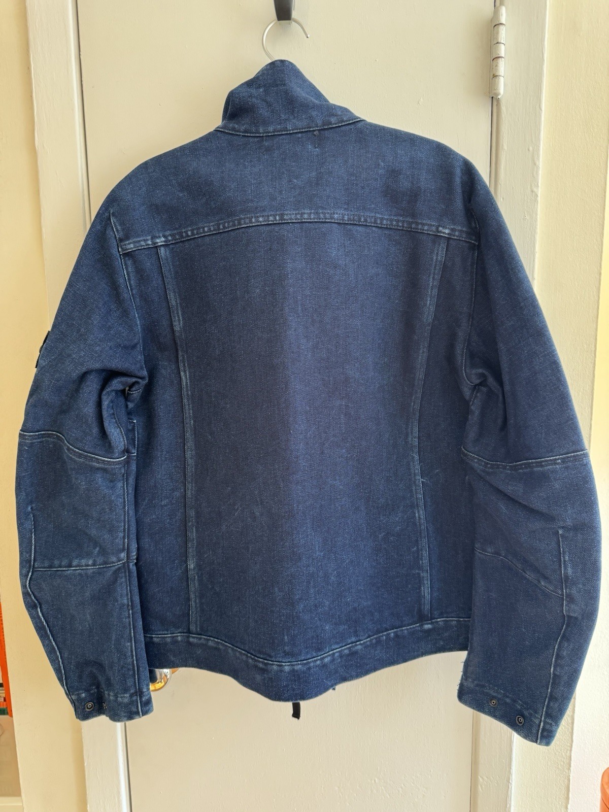 Stone Island Blue AW16 Polypropylene Denim Articulated Jacket Sz L NWT RARE