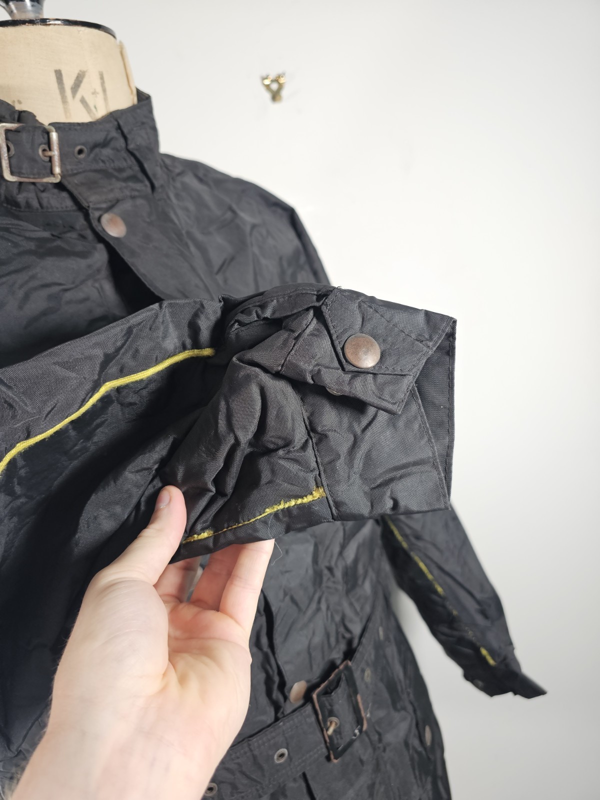 Vtg 80’s Belstaff Tourmaster 500 Jacket Mens XL-2XL Lined Waterproof Nylon 46/48
