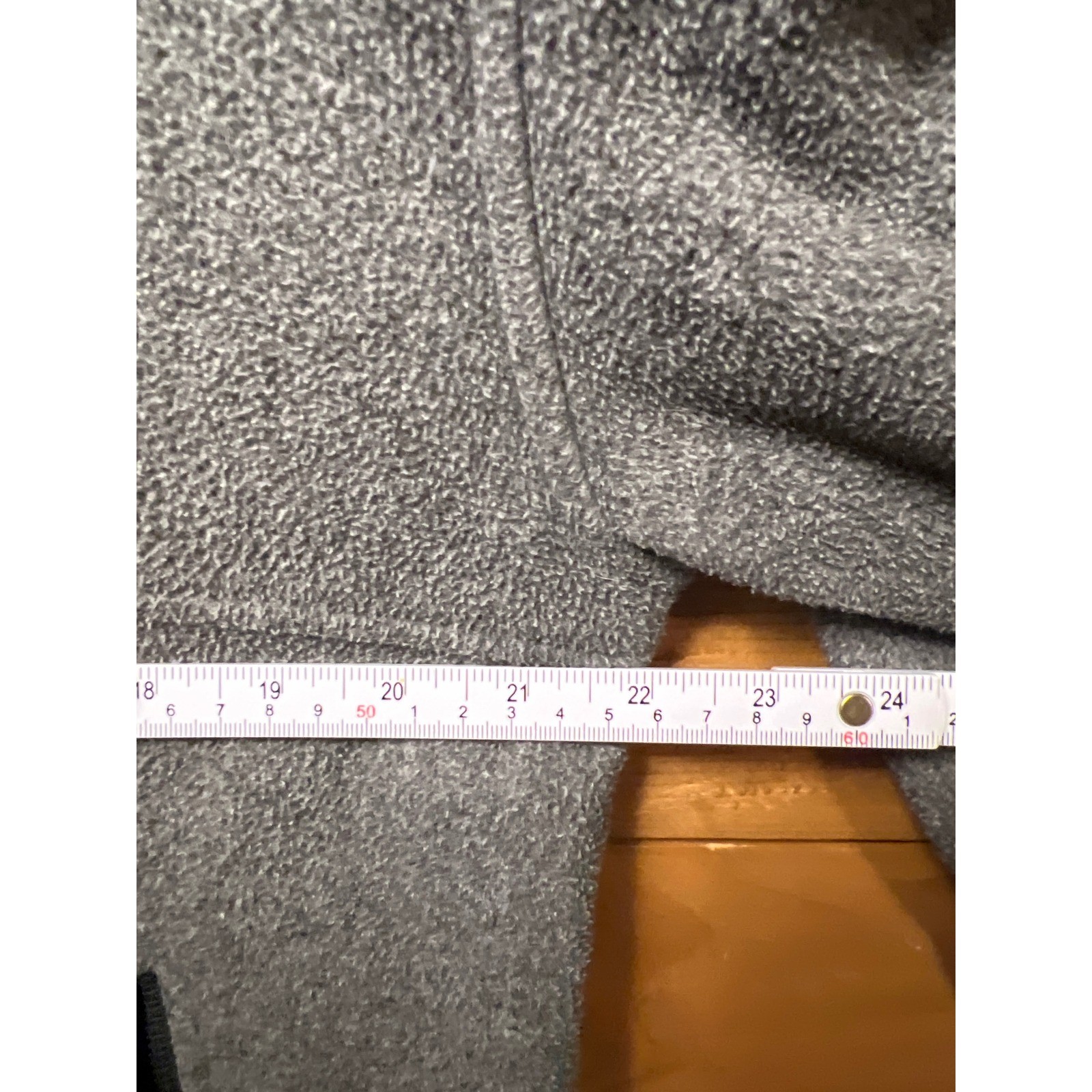 The North Face Fleece Jacket Gray Full Zip Mens Med Zip Pockets Warm Lightweight